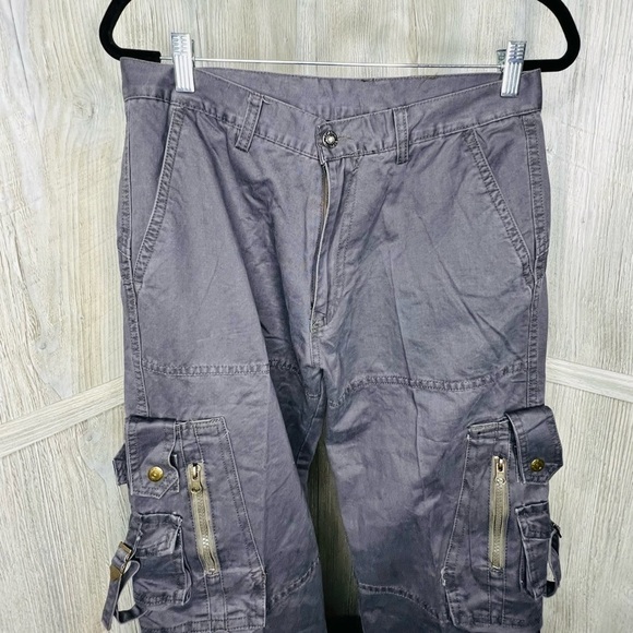 Tactical Bondage Streetwear Cargo Pants Gray - Picture 5 of 7